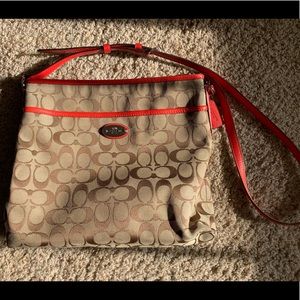 COACH Signature Coated Canvas Crossbody Bag